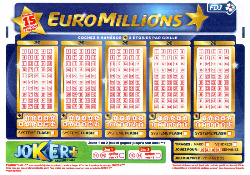 Европейская лотерея "EuroMillions" (ЕвроМиллионы)
